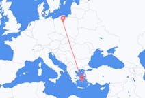 Flights from Naxos, Greece to Bydgoszcz, Poland