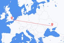 Flyrejser fra Zaporizhia, Ukraine til London, England