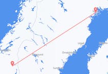 Flights from Røros, Norway to Luleå, Sweden