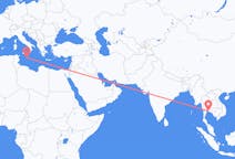Flyreiser fra Pattaya, Thailand til Malta, Malta