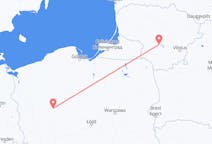 Flyreiser fra Kaunas, Litauen til Poznań, Polen