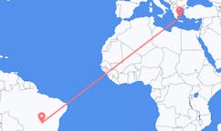 Flights from Brasília, Brazil to Plaka, Milos, Greece
