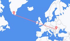 Flyrejser fra Sibiu, Rumænien til Qaqortoq, Grønland