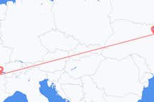 Flyg från Kiev, Ukraina till Genève, Schweiz