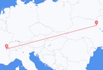 Flyg från Kiev, Ukraina till Genève, Schweiz