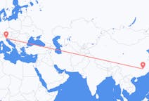 Flyreiser fra Ji an, Kina til Venezia, Italia