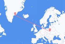 Vols de Lublin, Pologne à Kulusuk, le Groenland
