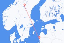 Vols de Palanga, Lituanie pour Östersund, Suède