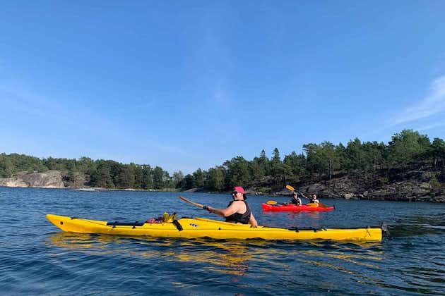 Tour in kayak nell'arcipelago di Stoccolma con pranzo