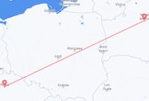 Flyg från Minsk, Vitryssland till Prag, Tjeckien