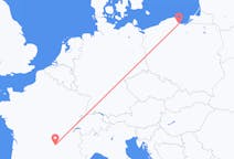 Flights from Le Puy-en-Velay, France to Gdańsk, Poland