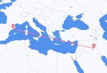 Flyg från Bagdad, Irak till Barcelona, Spanien