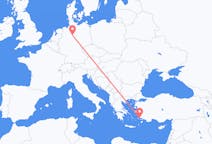 Flights from Bodrum in Turkey to Hanover in Germany
