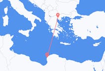 Flyreiser fra Benghazi, til Thessaloniki