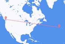 Flyreiser fra Vancouver, til Flores