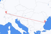 Flyrejser fra Constanta, Rumænien til Mulhouse, Schweiz