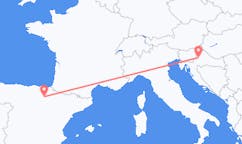 Fly fra Zagreb til Logroño