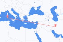 Flyreiser fra Isfahan, til Cagliari