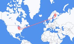 Flyrejser fra Louisville, USA til Kuopio, Finland
