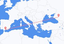 Fly fra Stavropol til Málaga