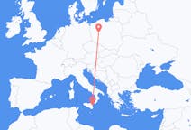 Flights from Poznań, Poland to Catania, Italy