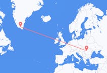 Loty z Kluż-Napoka, Rumunia do Narsarsuaq, Grenlandia