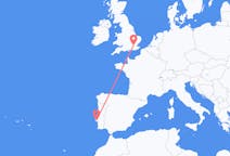 Flyrejser fra London, England til Lissabon, Portugal