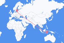Flights from Kupang, Indonesia to Gdańsk, Poland