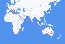 Flyg från Narrandera, Australien till Malta (kommun), Malta