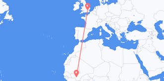 Flights from Mali to the United Kingdom