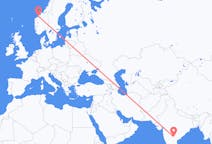 Flyg från Hyderabad, Indien till Molde, Norge