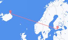 Рейсы из Торсхофна, Исландия в Хельсинки, Финляндия