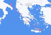 Flights from Sitia, Greece to Brindisi, Italy