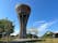 Photo of Vukovar water tower memorial monument, a symbol of Croatian unity, Croatia.