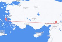 出发地 土耳其出发地 加濟安泰普目的地 希腊伊卡利亚岛的航班