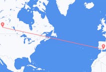 出发地 加拿大出发地 劳埃德明斯特目的地 西班牙格拉纳达的航班
