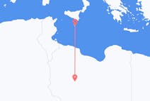 Flyg från Sabha, Libyen till Malta (kommun), Malta