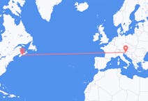 Flyrejser fra Halifax til Ljubljana