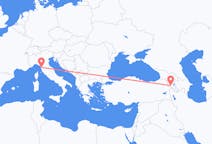 Flyg från Jerevan till Pisa
