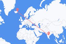 Flyg från Hyderabad, Indien till Egilsstaðir, Island