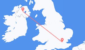 Flights from the United Kingdom to Northern Ireland