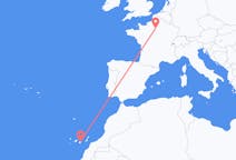 Flyreiser fra Las Palmas, Spania til Paris, Frankrike