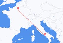 Flyg från Neapel, Italien till Paris, Frankrike