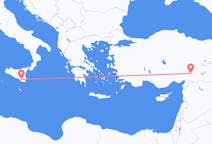 Fly fra Kahramanmaraş til Comiso