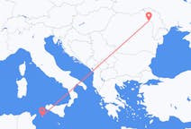 Flyg från Pantelleria till Iași