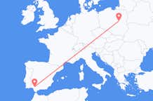 Flights from Seville to Warsaw