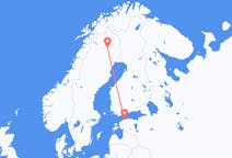 Flyreiser fra Tallinn, Estland til Gällivare, Sverige