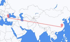 Vols de Shangrao, Chine pour Istanbul, Turquie