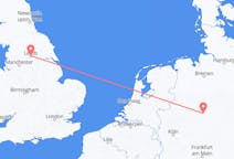 Flyg från Paderborn, Tyskland till Leeds, England