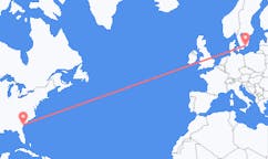 Flyreiser fra Hilton Head Island, USA til Karlskrona, Sverige